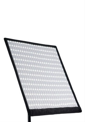 Portable Roll-up LED Light Adjustable Color Temperature 3200K-5600K Remote Control 200W Grid Softbox for Photography Live поставщик